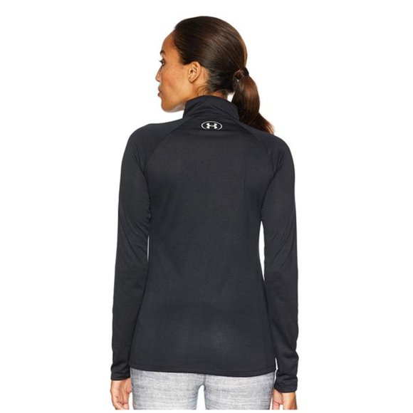 Under Armour NWT Women’s Tech Half Zip Black Pullover Small 1320126 - Picture 8 of 16